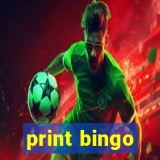 print bingo