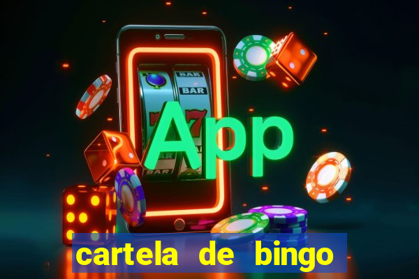 cartela de bingo cha de panela